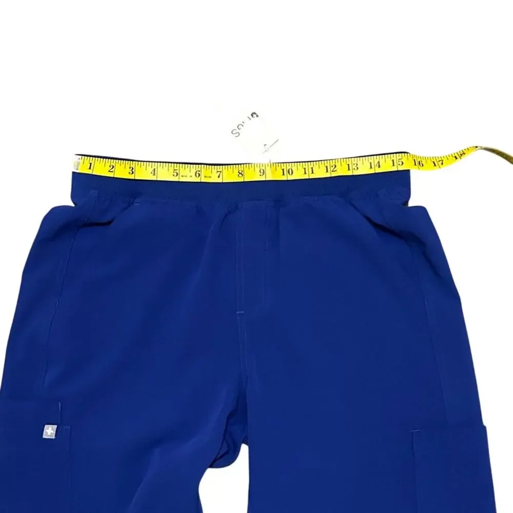 FIGS Men's Technical Collection Axim 2.0 Cargo Scrub Pants Royal Blue Small NWT
